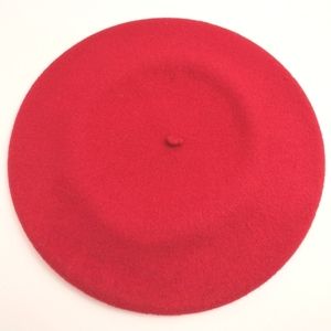 Red, Wool Beret